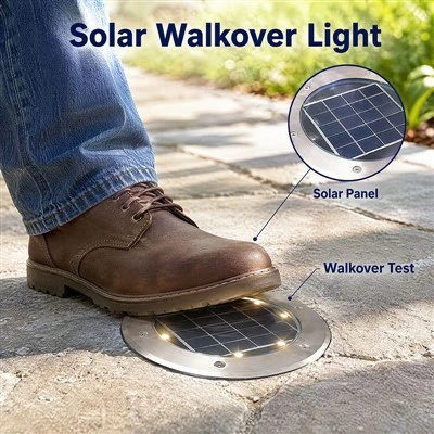 Solar ajotieltä valot|Kuorma-laakerit langattomat LED-sisään-maavalot|Dusk To Dawn